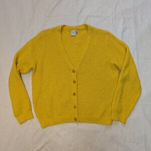 Ichi cardigan sweater - oversized yellow super soft